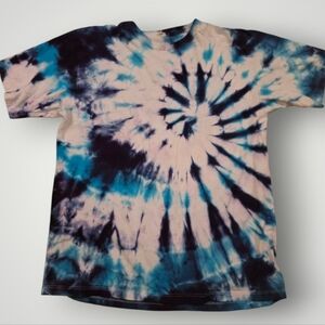 Tie-Dye, Blue and Black, Vintage Pro Tag